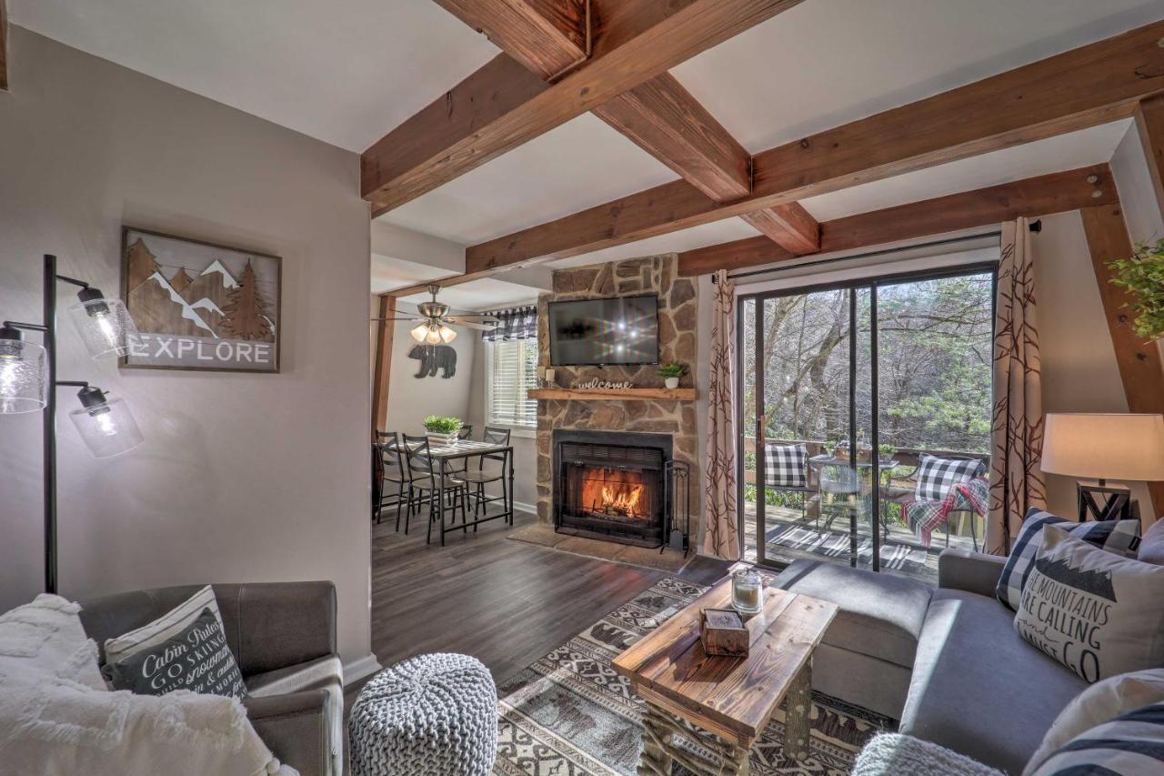 Banner Elk Mountain Retreat With Deck And Fireplace Eksteriør billede