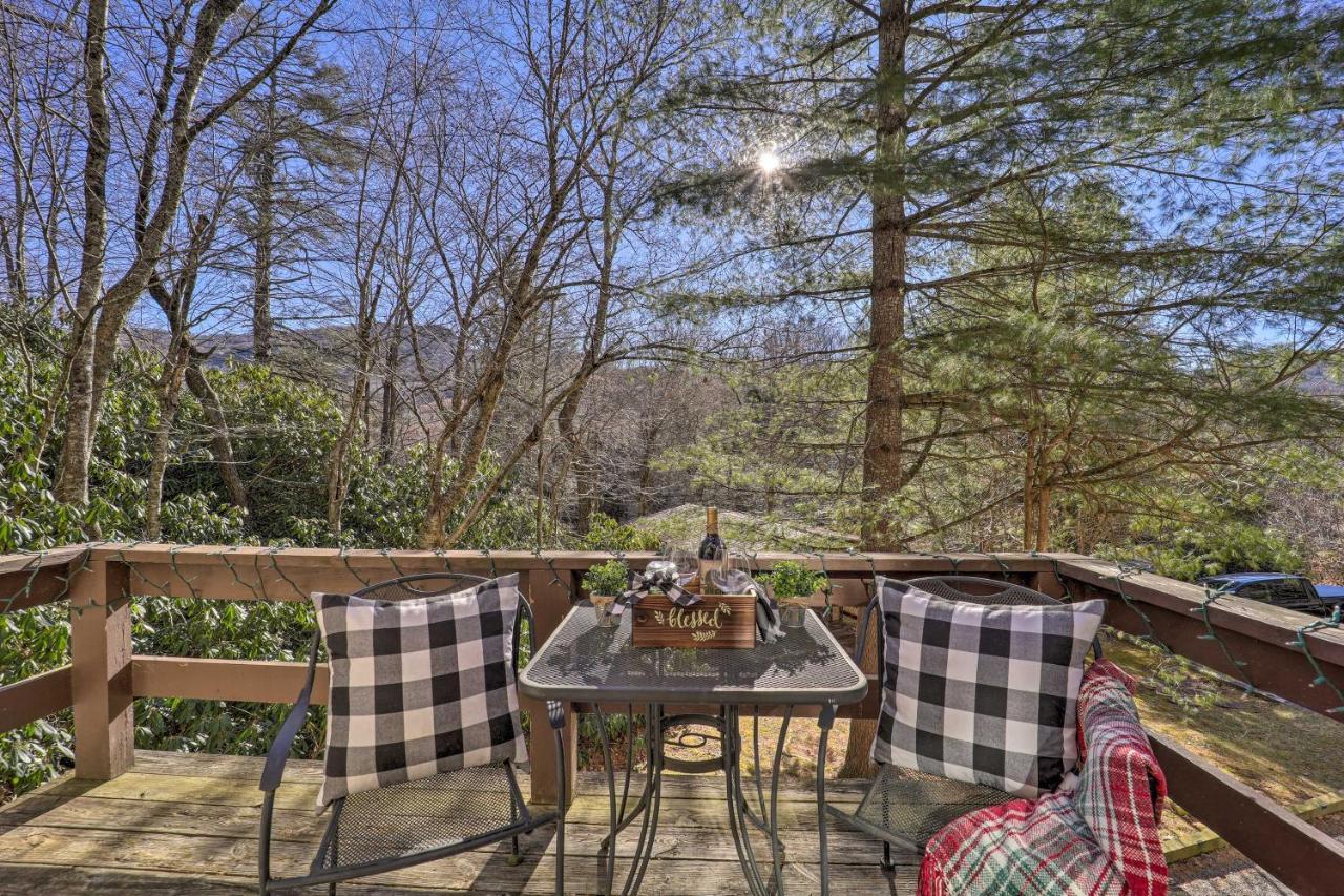 Banner Elk Mountain Retreat With Deck And Fireplace Eksteriør billede