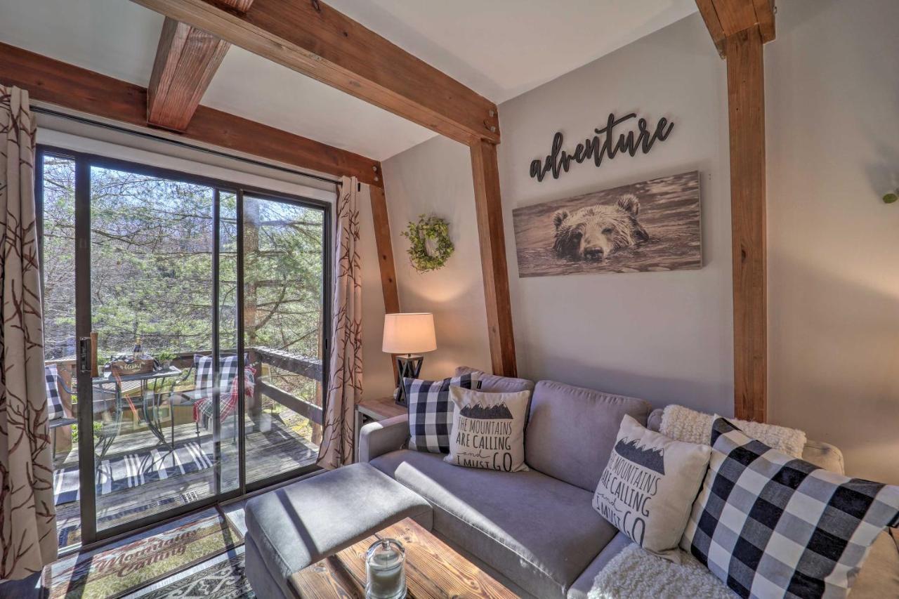 Banner Elk Mountain Retreat With Deck And Fireplace Eksteriør billede