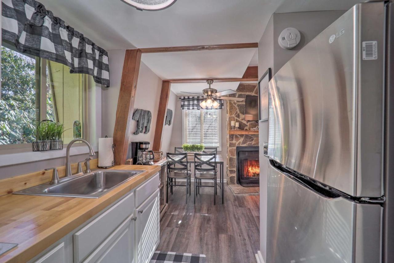 Banner Elk Mountain Retreat With Deck And Fireplace Eksteriør billede